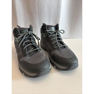 SKECHERS Womens Size 10 Seager Hiker Boots Art Beat‎ Gray/Mint 158351
